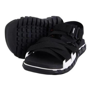 Imagem de Chinelo Kenner Megah Z Elástico Tramado Masculino Preto-Masculino