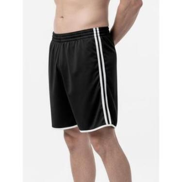 Imagem de Bermuda Fitness Calção Futebol Treino Esporte Praia Cross-Masculino
