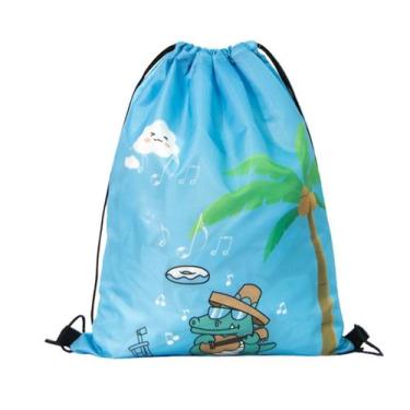 Imagem de Mochila Hero Band Bolsa Sacola Saco Natação Piscina Infantil Menino Me