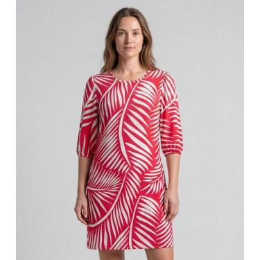 Imagem de Vestido Midi Com Manga Flare 3/4 Infinita Cor Vermelho, M, Vermelho