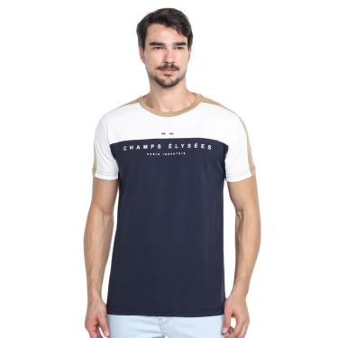 Imagem de Camiseta Masculina Industrie Especial França Recortada Algodão-Masculino