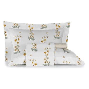 Imagem de Jogo de Cama Queen Size 180 Fios Nova América - Magda (7768)