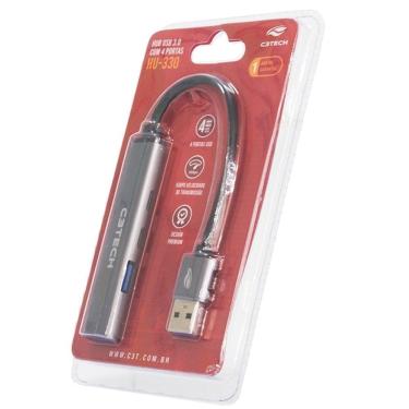 Imagem de Hub USB 3.0 C/1P 3.0 1P 2.0 2P C HU-330SI C3 TECH