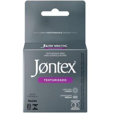 Imagem de Preservativo Jontex Texturizado 3 Unidades