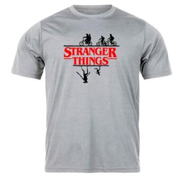 Imagem de Camiseta Masculina De Algodão Série Stranger Things Ótima Qualidade Co