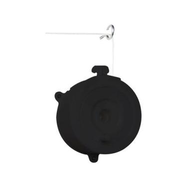 Imagem de Varal de Parede Corda 18 Metros Preto Interno Externo Stick Secalux