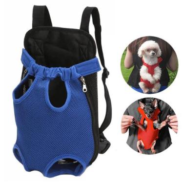Imagem de Bolsa Frontal Mochila Canguru Passeio Pet Viagem Cão Gato - TATUDEBOA,