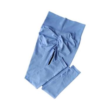 Imagem de Calças de Yoga Seamless de Cintura Alta - Leggings de Secagem Rápida p