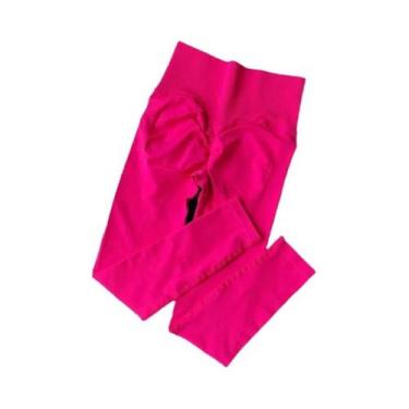 Imagem de Calças de Yoga Seamless de Cintura Alta - Leggings de Secagem Rápida p