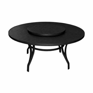 Imagem de Mesa Giratória 1,40m Redonda Alumínio Área Externa Piscina - Sarah Móv
