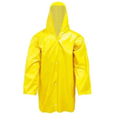 Imagem de Capa de Chuva Amarela Tamanho G - Ideal para Proteção em Dias Chuvosos
