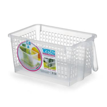 Imagem de Cesto Telado Multiuso 1524 para Organização em Aço com Alça para Lavanderia Banheiro Co...