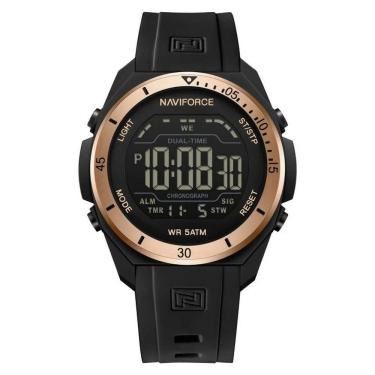 Imagem de Relógio Digital Esportivo Masculino Luz de Fundo LED, 5ATM à Prova d`Água