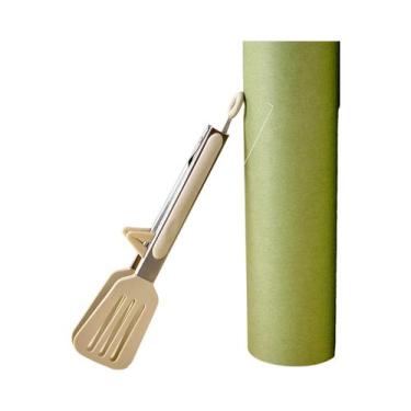 Imagem de Pinças De Cozinha Antiderrapantes Em Aço Inoxidável Com Silicone E Nyl
