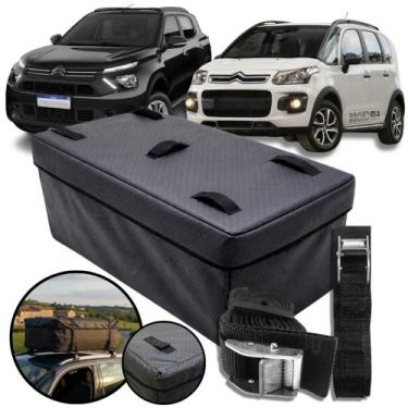 Imagem de Bolsa Maleiro Teto 180L Impermeável+Cinta C3 Aircross - BR18