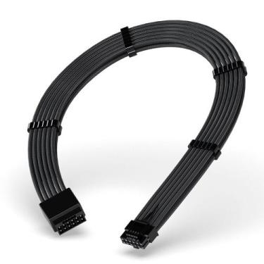 Imagem de Cabo Extensor de Fonte Rise Mode Sleeved 12VHPWR, PCIE 5.0 16pin (12+4