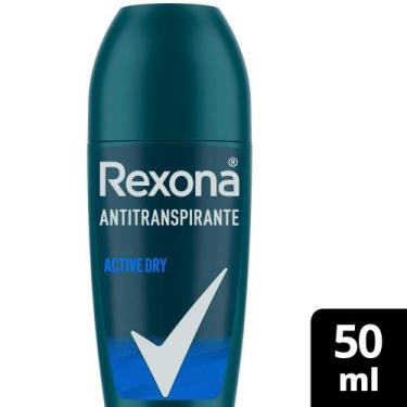 Imagem de Desodorante Roll-on Active Dry Masculino 72h Rexona 50ml