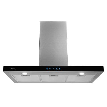 Imagem de Coifa De Parede Infinity 90 Cm Vidro Digital Touch Preto 127V - Fischer 