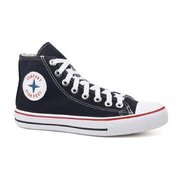 Imagem de Tênis Bota Cano Médio Casual Unissex Star Feet