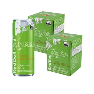 Imagem de Pack 8 Latas Energetico Red Bull Melão Edition 250ml
