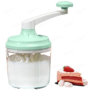Imagem de Batedor Manual Com Recipiente de 1200ml Cremes e Massas - Facibom