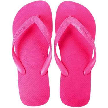 Imagem de Chinelo Masculino de Dedo Casual Havaianas Top 4000029, Pink eletric, 