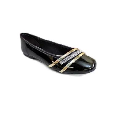 Imagem de Sapato Infantil Feminino Molekinha Preto Dourado - 2555.103, 28