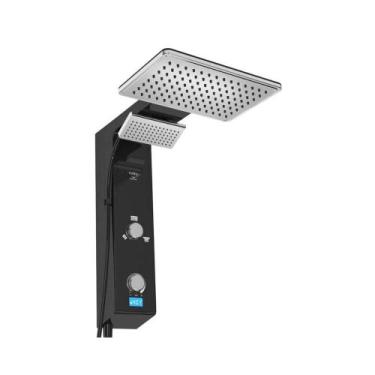 Imagem de Chuveiro Hydra Falls Digital Preto/Cromado 7700W 220V, 220V