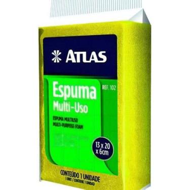 Imagem de Esponja Multi Uso Atlas 102 Bloco Espuma