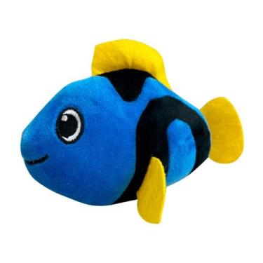 Imagem de Mordedor Peixe Pelúcia Brinquedo Macio Com Apito Pets Cães Gatos - Nap