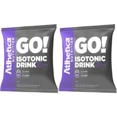 Imagem de Kit 2X Go Isotonic Drink - 900g Refil Guaraná com Açaí - Atlhetica Nut
