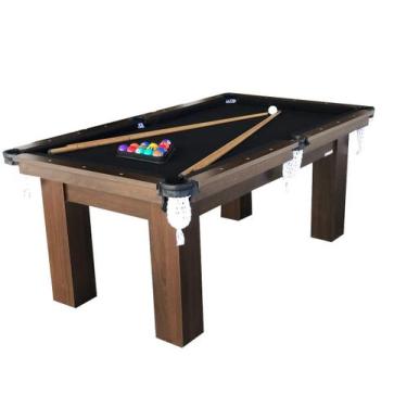 Imagem de Mesa de Sinuca Bilhar Snooker Engers RM2 - Tampo Ultra - Tecido Preto 