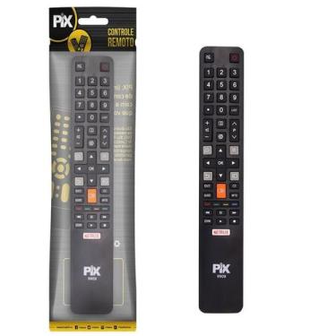 Imagem de Controle Remoto Compativel Tcl Rc802N Netflix Globo Play Pix
