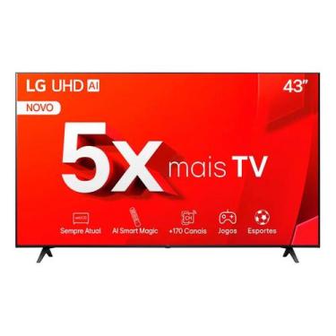Imagem de Smart tv lg 43" led 4k mod 43ut801 preto bivolt