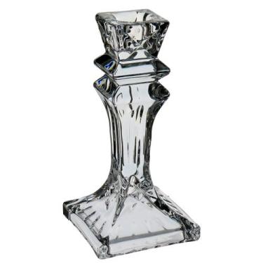 Imagem de Castiçal Porta Vela Eco Crystal 15x8 Quadrado Transparente - HOME&CO, 