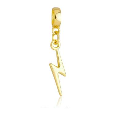 Imagem de Berloque Raio Banhado a Ouro 18k - WORK SEMIJOIAS