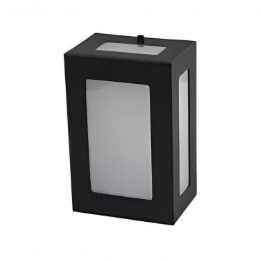 Imagem de Arandela Ref.2218 com 5 Vidros para 1 Lâmpada E-27 Preto All Lux 30x19x9cm Bivolt