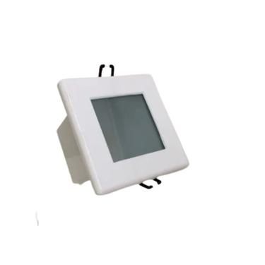 Imagem de Arandela Embutir Quadrada 6600 para Paisagismo com Soquete G9 Branco Germany 95MM 20W Bivolt