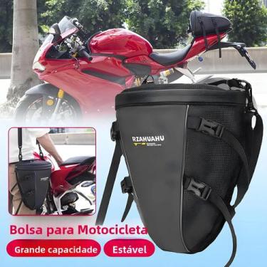 Imagem de Bolsa De Assento Traseiro Para Motocicleta De Grande Capacidade, Bolsa