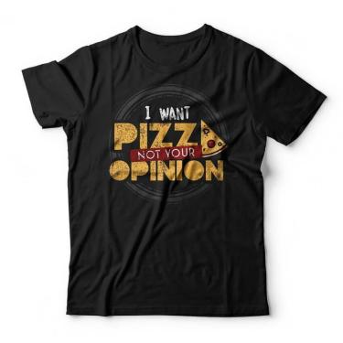 Imagem de Camiseta I Want Pizza-Unissex