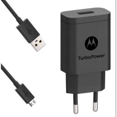 Imagem de Carregador Usb Tomada 18w Turbopower Micro Usb Motorola