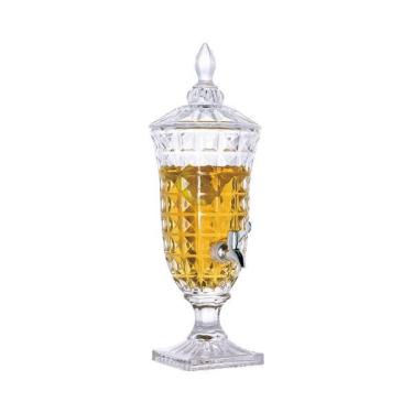 Imagem de Dispenser para bedidas em cristal L'Hermitage Aquamarine 1,8 litro
