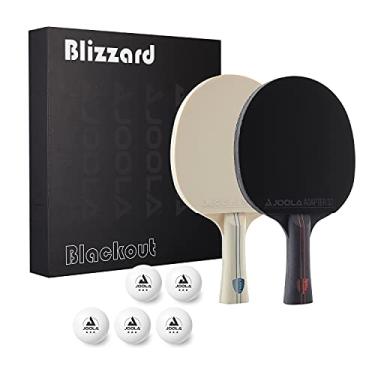 Imagem de Joola Blizzard e Blackout – Conjunto de paddle de pingue-pongue para competição