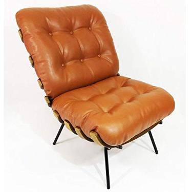 Imagem de Poltrona Decorativa Costela Cobre - Poltronas do Sul