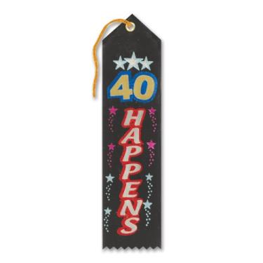 Imagem de 40 Happens Award Ribbon (Pack of 6)