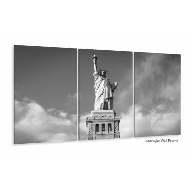Imagem de Quadros Decorativos Estatua Liberdade Preto Br. Sala