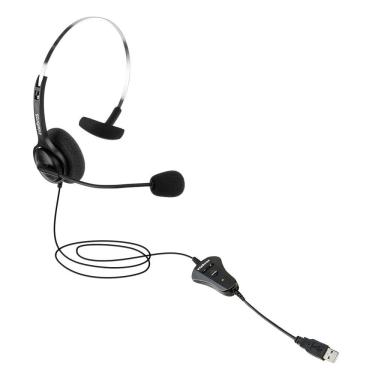 Imagem de Headset Para Telemarketing Mono IntelBras CHS 40 USB VOIP