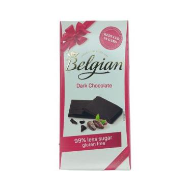 Imagem de Chocolate Belga Extra Cacau Sem Açucar Belgian 100G