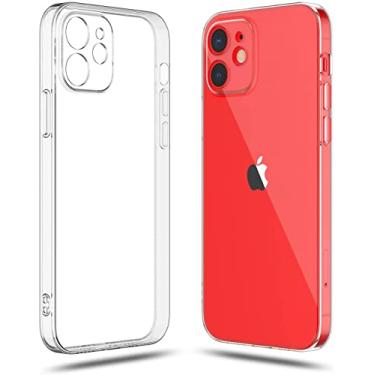 Imagem de Capa Tpu Fosca Para Iphone 12 com Tela de 6.1" Polegadas - Capinha Case De Proteção Ultra Fina Slim Material Silicone Fosco