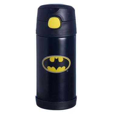 Imagem de Garrafa térmica inox click com canudo 400ML batman zc